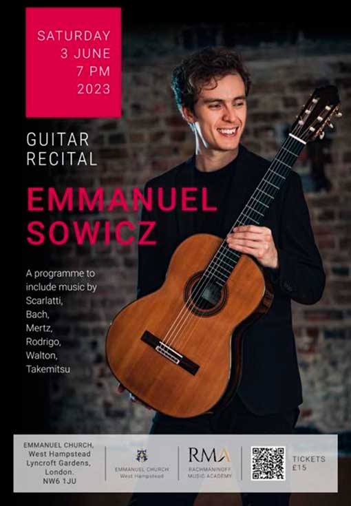 GUITAR RECITAL - EMMANUEL SOWICZ