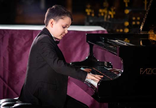Michael Gudjalov, piano and viola