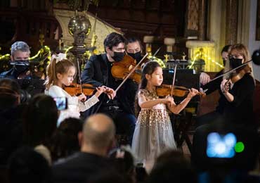 Young Soloists with Camerata Tchaikovsky Christmas Gala 18 December 2021 St Mark's Hamilton Terrace